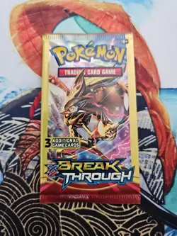 Pokemon XY BREAKthrough 3 Card Mini Booster Packs Complete Art Set Lot of 4 - Image 3
