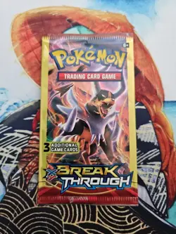 Pokemon XY BREAKthrough 3 Card Mini Booster Packs Complete Art Set Lot of 4 - Image 5