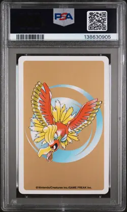 2000 POKEMON GOLD VERSION PLAYING CARDS 7 OF SPADES #090 SHELLDER PSA 10 - Image 2