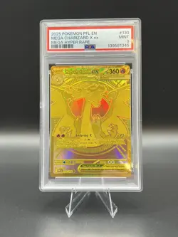 2025 Pokemon EN Mega Charizard X ex Hyper Rare 130/094 PSA 9 - Image 5