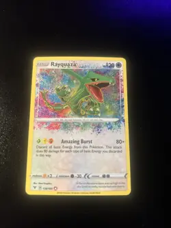 Pokemon TCG Rayquaza 138 Vivid Voltage Rare Card in NM Condition - Image 1