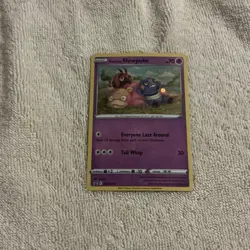 Pokemon Galarian Slowpoke SWSH126 Sword & Shield Promo Basic 70 HP Tail Whap - Image 1