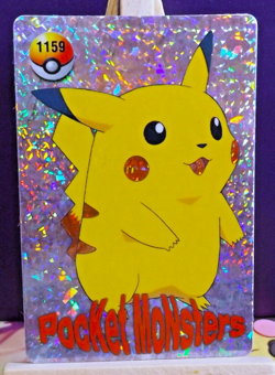 POKEMON POCKET MONSTERS VENDING PRISM STICKER 1159 RED CHEEKS PIKACHU - Image 1