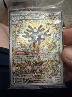 Pokemon Sealed Magneton SVP 159 Surging Sparks Full Art Holo Black Star Promo - Image 1