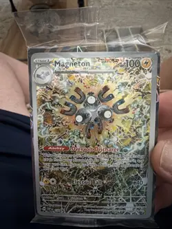 Pokemon Sealed Magneton SVP 159 Surging Sparks Full Art Holo Black Star Promo - Image 2