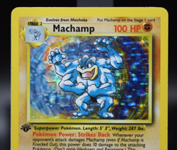 1999 Pokemon TCG Machamp #8/102 1st Edition Holo Base Set WOTC LP/NM - Image 4