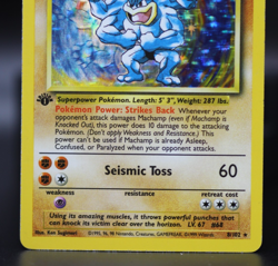 1999 Pokemon TCG Machamp #8/102 1st Edition Holo Base Set WOTC LP/NM - Image 5