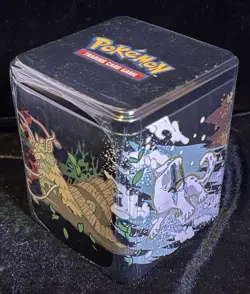 Pokemon Sealed S & V Treasures of Ruin Stacking Tin 3 Booster & 2 Stickers - Image 1