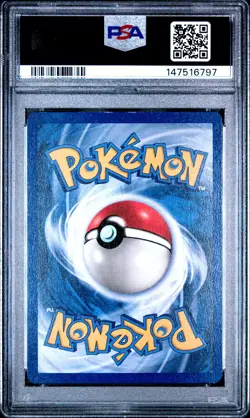 1999 POKEMON FOSSIL #14 RAICHU-HOLO PSA 7 - Image 2