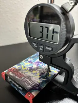 Pokemon Scarlet and Violet Base Set Booster Pack Sealed 22.58g 3.71mm - Image 3