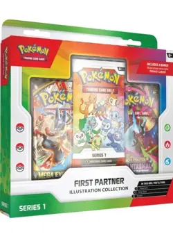 Pokemon TCG Mega Evolution Series1 First Partner Illustration Brand New Lot Of 2 - Image 1