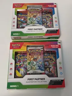 Pokemon TCG Mega Evolution Series1 First Partner Illustration Brand New Lot Of 2 - Image 2