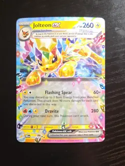 Pokemon TCG Prismatic Evolutions - Jolteon ex Double Rare 030/131 - Image 1