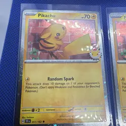 Pikachu 051 /162 Stamped 2026 Pokemon Day 30 Promo TCG - NM X2 - Image 2