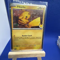 Pikachu 051 /162 Stamped 2026 Pokemon Day 30 Promo TCG - NM X2 - Image 4