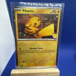 Pikachu 051 /162 Stamped 2026 Pokemon Day 30 Promo TCG - NM X2 - Image 5