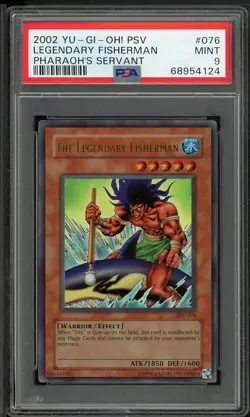 The Legendary Fisherman PSV-076 Ultra Rare Yugioh PSA 9 *124 - Image 1