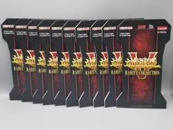 Yugioh TCG Rarity Collection Sleeved Booster Pack Lot of 10 - Image 1