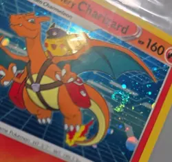 Pokemon SWSH075 Charizard Promo Holo Card Special Delivery Sealed SWIRL - Image 3