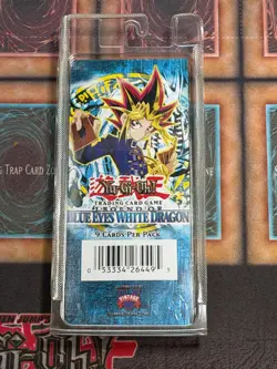 Yugioh Legend of Blue-Eyes White Dragon 1st Edition Booster Pack Shell Blister - Image 2