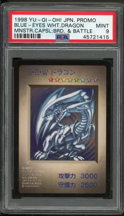 Blue Eyes White Dragon Breed & Battle RARE Non-NFS Yugioh PSA 9 *415 - Image 1