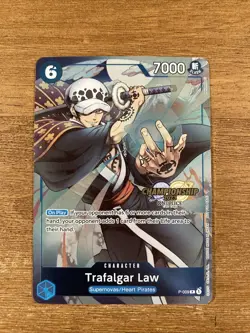 TRAFALGAR LAW - One Piece TCG P-009 - PROMO - Championship Series CS 2023 - Image 1