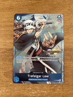 TRAFALGAR LAW - One Piece TCG P-009 - PROMO - Championship Series CS 2023 - Image 1