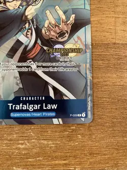 TRAFALGAR LAW - One Piece TCG P-009 - PROMO - Championship Series CS 2023 - Image 3
