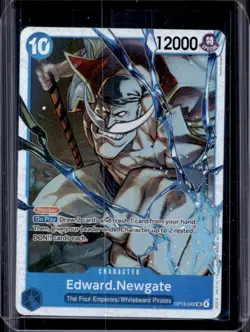 2025 One Piece Carrying On His Will Edward Newgate Super Rare #OP13-042 - Image 1