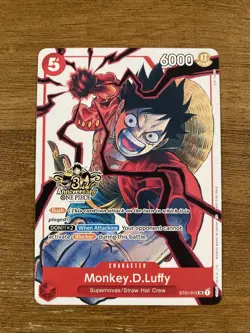 One Piece Monkey D. Luffy - ST01-012 3rd Anniversary Tournament 3 Brothers Pack - Image 1