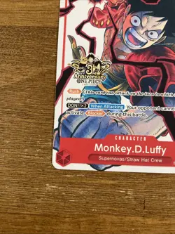 One Piece Monkey D. Luffy - ST01-012 3rd Anniversary Tournament 3 Brothers Pack - Image 2