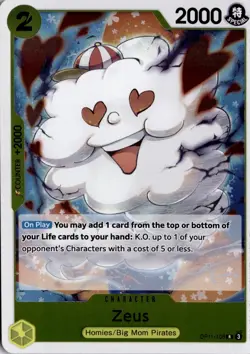 Zeus R A Fist of Divine Speed OP11-106 One Piece TCG - Image 1