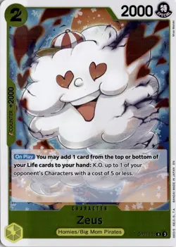Zeus R A Fist of Divine Speed OP11-106 One Piece TCG - Image 1