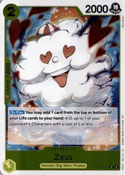 Zeus R A Fist of Divine Speed OP11-106 One Piece TCG - Image 1