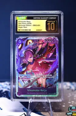 One Piece Heroines Vinsmoke Reiju EB03-031 SR ENGLISH CGC PRISTINE 10 WAIFU - Image 1