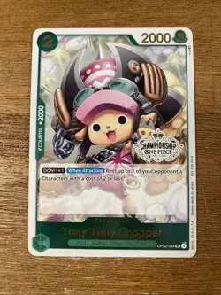 One Piece TCG OP02-034 Store Championship Tony Tony.Chopper Promo - Image 1