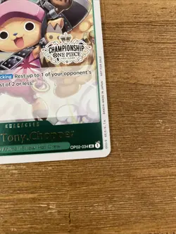 One Piece TCG OP02-034 Store Championship Tony Tony.Chopper Promo - Image 3