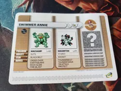 Pokemon Gameboy Advance Ruby Sapphire Swimmer Annie E Reader Card - Image 2