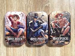 One Piece Tin Pack Set Vol 2 Set of 3 | TS-02 OP-13 | Sealed Bandai English - Image 1