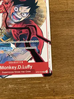 One Piece Monkey D. Luffy - ST01-012 3rd Anniversary Tournament 3 Brothers Pack - Image 3