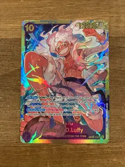 One Piece TCG Monkey D. Luffy OP05-119 SEC LP Awakening Of The New Era - Image 1