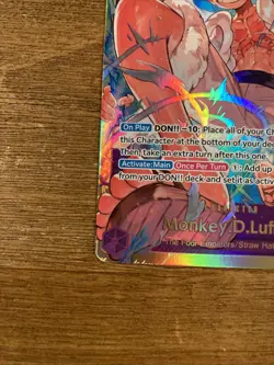 One Piece TCG Monkey D. Luffy OP05-119 SEC LP Awakening Of The New Era - Image 2