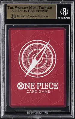 2025 ONE PIECE PROMOS ENGLISH VERSION 2ND ANNIV MONKEY D. LUFFY L BGS 10 - Image 2