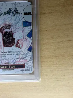 ONE PIECE A FIST OF DIVINE SPEED GEAR TWO LUFFY ALT ART EVENT OP11 080 PSA 8 NM - Image 5