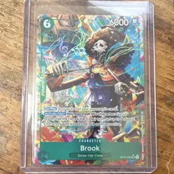 One Piece TCG OP15-032 SR ALT Brook Straw Hat - Image 1