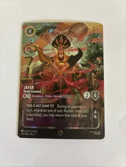 Disney Lorcana Archazia's Island Enchanted Jafar Newly Crowned Pack Fresh - Image 1