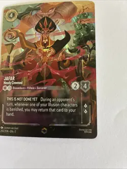 Disney Lorcana Archazia's Island Enchanted Jafar Newly Crowned Pack Fresh - Image 4