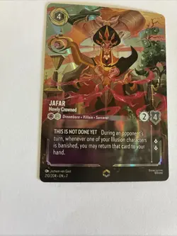 Disney Lorcana Archazia's Island Enchanted Jafar Newly Crowned Pack Fresh - Image 5