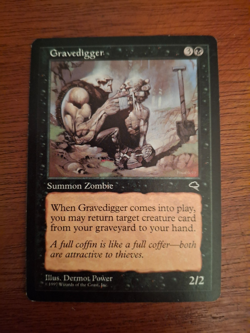 Gravedigger - Tempest - Magic the Gathering MTG - Image 1