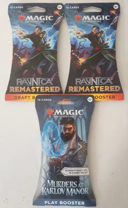 MTG Ravnica Remastered and Murders At Karlov Manor Play And Draft Booster - Image 1